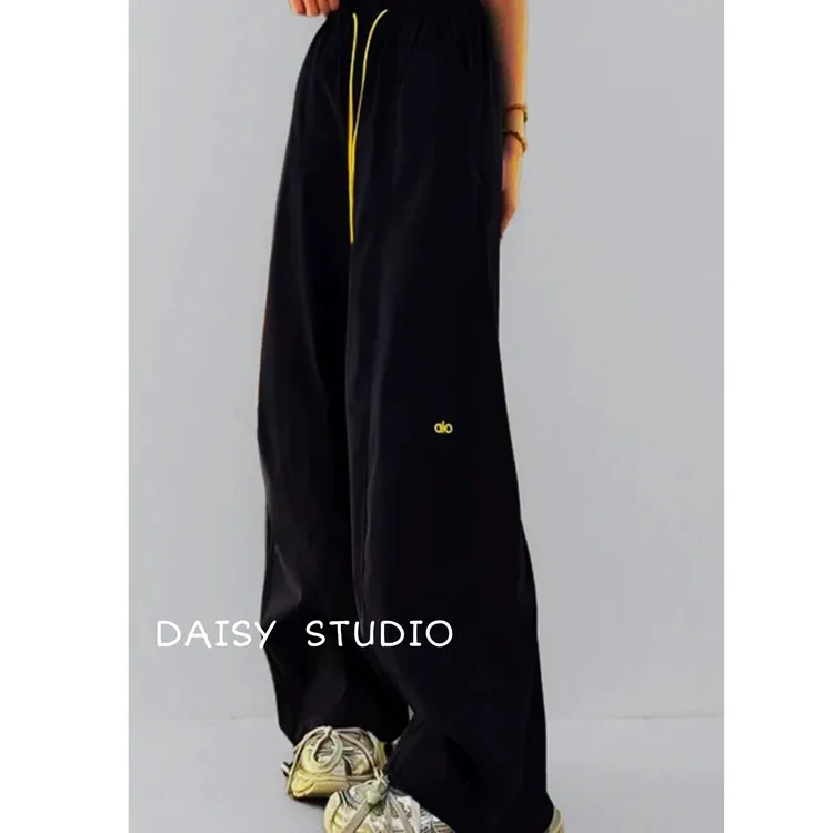 【DAISY-1597-1】长裤高腰直筒工装裤复古水洗