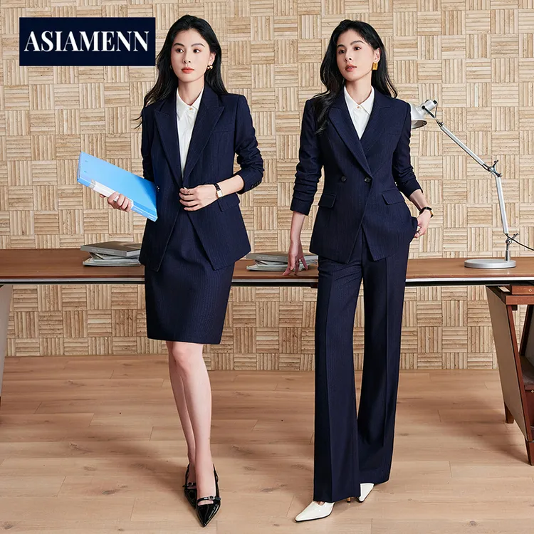 高级感西服套装女2025新款秋季西装阔腿裤职业正装休闲通勤工作服
