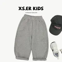 秋装男女童韩版设计款裤子休闲长裤HBB7997