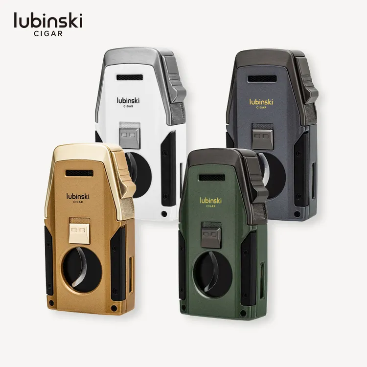 LUBINSKI 多功能聚火双直冲打火机 YJA-10067