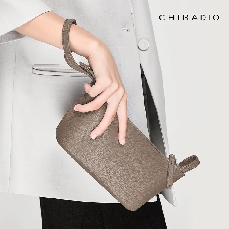 女士时尚多功能便携钱包手拿包韩版复古简约休闲百搭收纳包内胆包