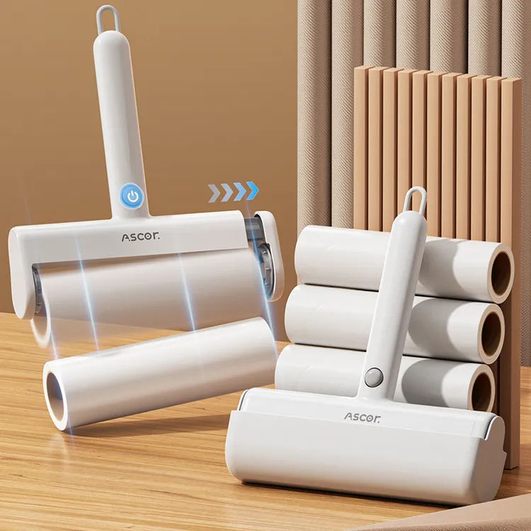 粘毛器滚筒可撕式滚刷衣服黏毛滚除毛筒卷毛刷替换卷纸沾头发神器