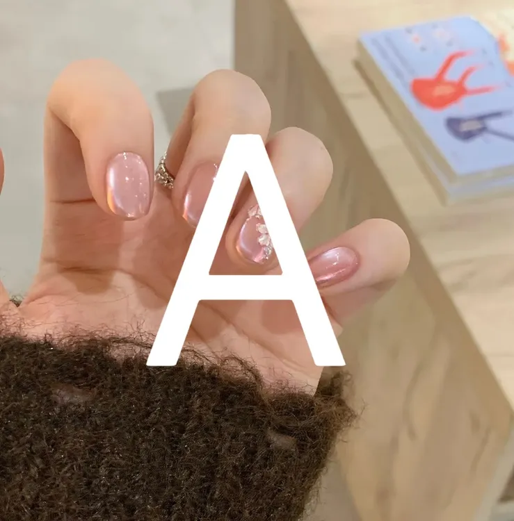 【B410--B553】纯手工穿戴甲裸色贴钻爆闪学生上班族新款必备