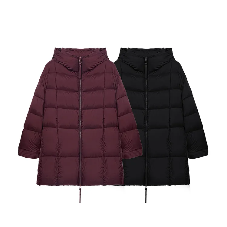 金雀绫【小昆仑】95白鹅绒时尚保暖潮加厚加宽加大羽绒服SZA4YW680