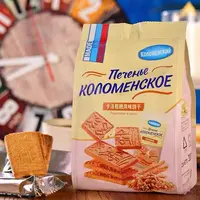 （瑞庆）日期到11月俄罗斯进口卡洛姆思克牌粗粮风味饼干300克