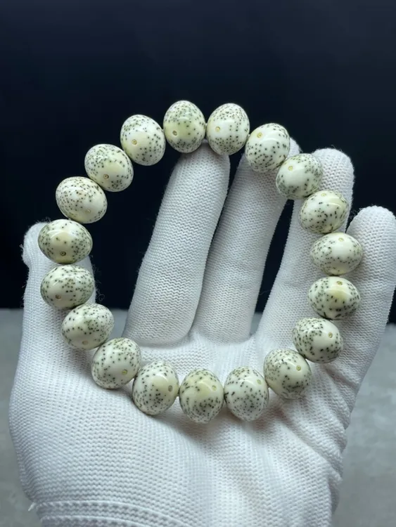 星月菩提单圈大尺寸大眼睛一线天针尖星15x13苹果珠