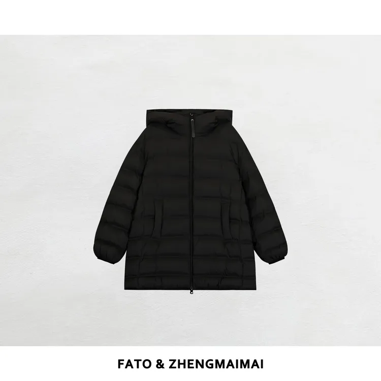 郑买买 云朵羽绒 秋冬新款时尚微奢连帽轻装滑羽绒服 YZ51001Y1