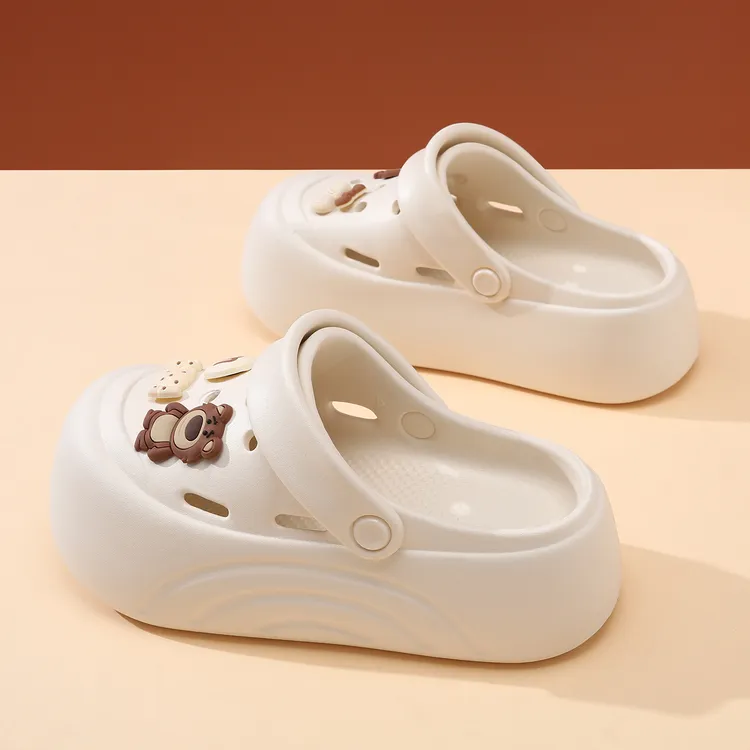 洞洞鞋女款2025新款外穿包头拖软底两穿凉拖鞋防滑休闲海边沙滩鞋