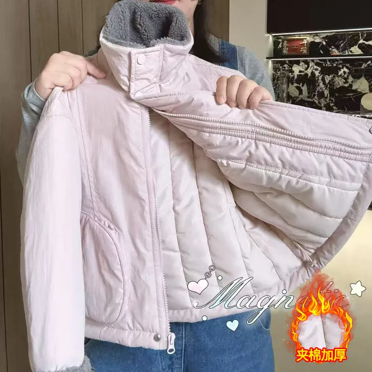【现货】女童装秋冬棉衣加厚2025新韩版中大童时尚棉袄儿童保暖外套