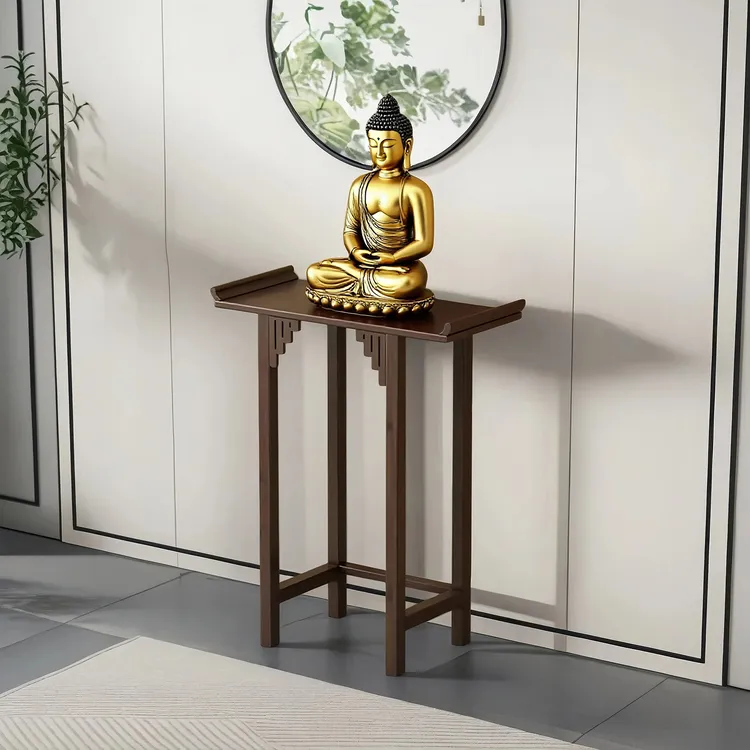 简易供台玄关桌入户条案置物台供桌柜落地神像佛像供奉神台柜花台