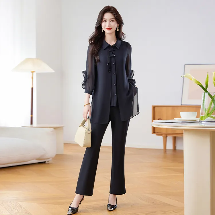 套装女夏季2025新款时尚洋气时髦超火一整套穿搭贵夫人干练两件套