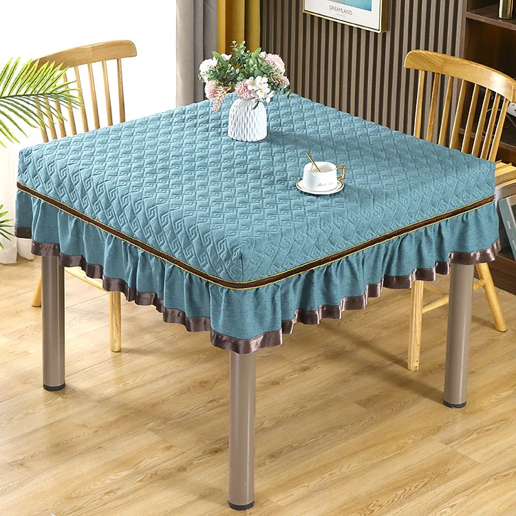 自动麻将机桌布罩套正方形防尘罩加厚桌面盖布罩子麻将桌套罩欧式