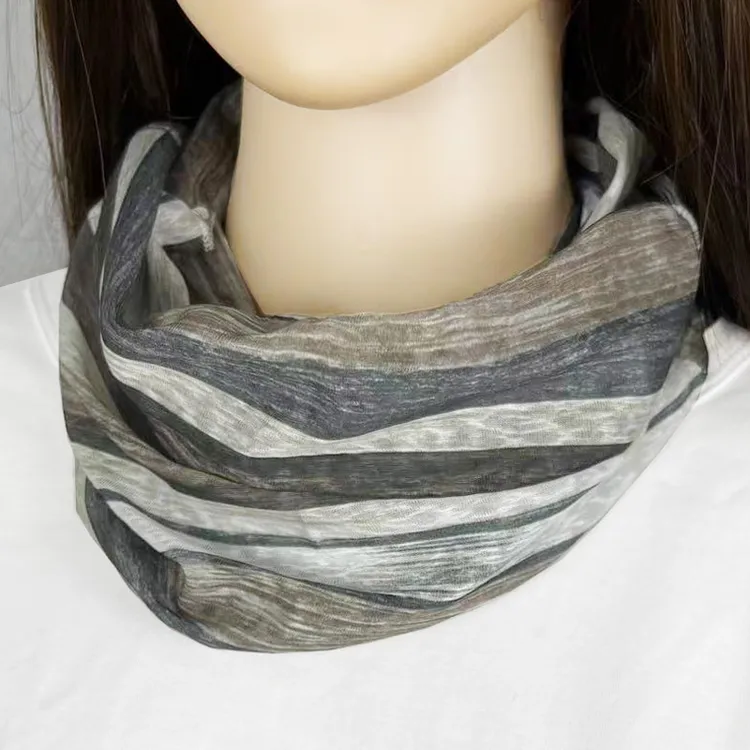 夏季新款冰丝防晒面罩面纱女遮全脸围脖套头护颈骑行防紫外线百搭