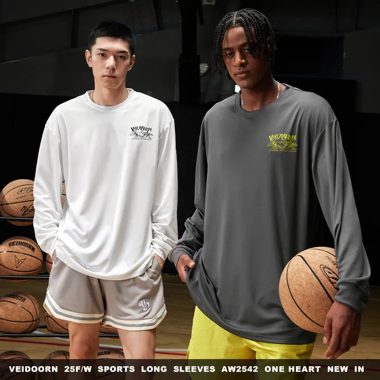【新品发售】维动齐心系列长袖投篮服运动长袖T恤训练宽松秋冬美式