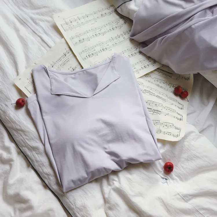 【朵儿studio】免穿内衣！自带胸垫！夏季短袖睡衣家居服套装 A211