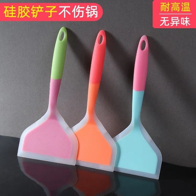 玉子硅胶铲子烙饼厨房耐高温锅铲不粘锅炒菜专用煎饼不伤家用煎鱼