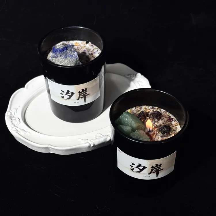 木质香调家用香薰蜡烛手作卧室持久留香天然檀香适合送女生果香调