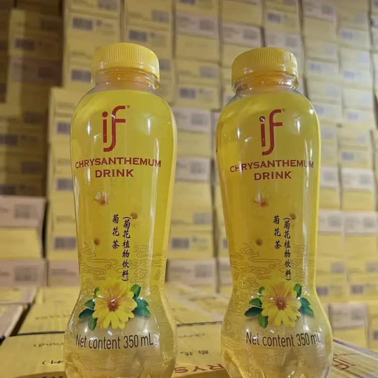 if泰国原装进口菊花茶350ml*6瓶饮料清甜解腻解渴清润植物茶
