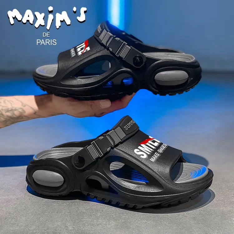 品牌男鞋拖鞋室内外防滑耐磨踩屎感厚底男士两穿开车沙滩凉拖鞋男