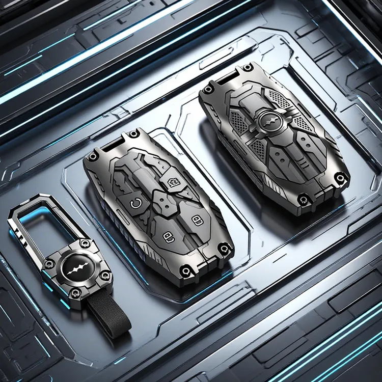 方程豹5钥匙套专用豹五豹8钛3钛7汽车内饰用品壳扣包金属配件改装