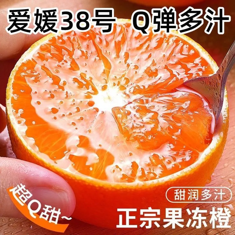 【头茬四川爱媛38号果冻橙】 酸甜多汁果园直发现摘现发孕妇水果