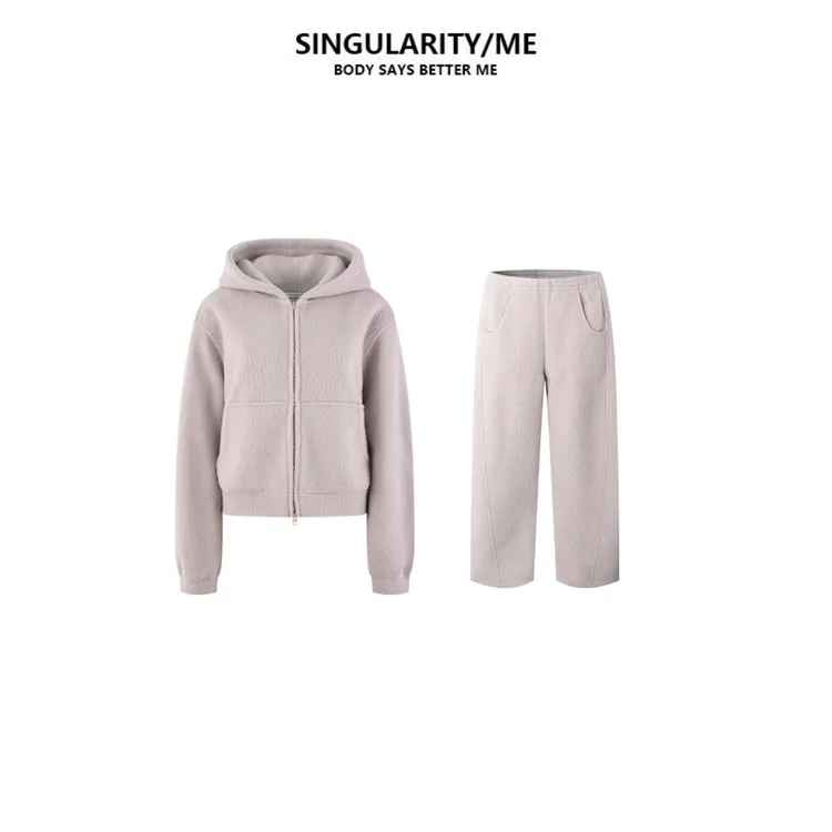 Singularity Me 11A 1115-1116 云朵卷连帽厚卫衣外套休闲裤套装