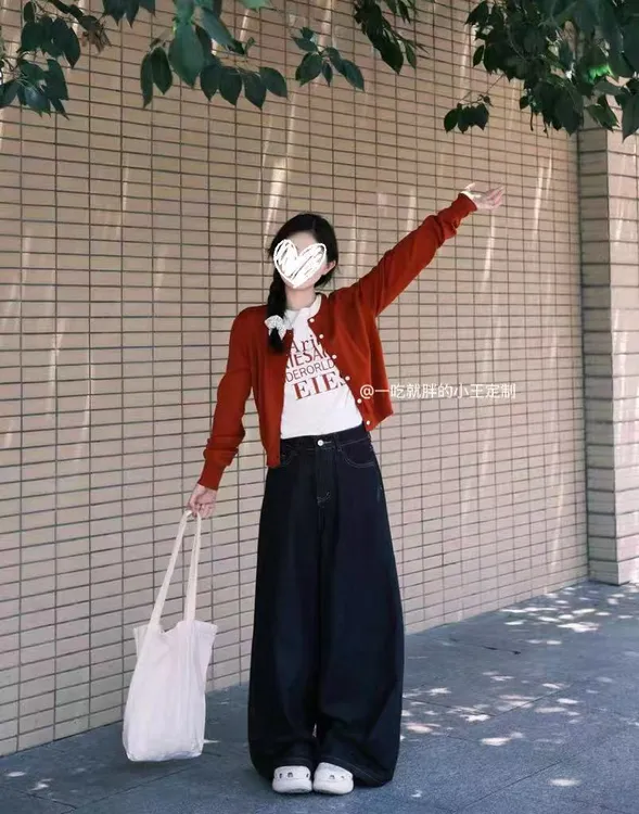 【小王家】时尚套装打底韩版短款休闲秋季直筒裤子卫衣宽松上衣