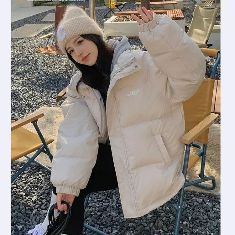 【现货】短款棉服女2025新款韩版棉衣女外套面包服学生棉衣立领百搭