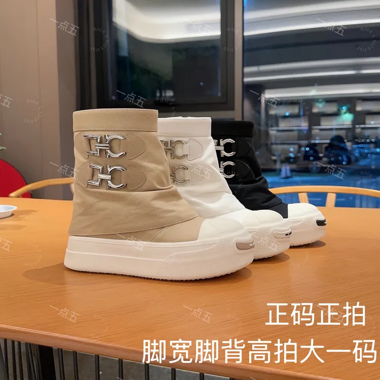 一点五-15.3cm增高裤管帆布凉鞋隐形增高鞋夏季圆头百搭新款