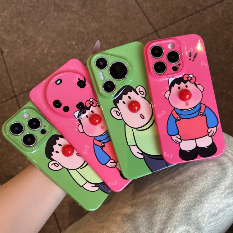 奥菲顿红鼻子胖虎适用iPhone16苹果菲林手机壳华为vivo小米oppo套