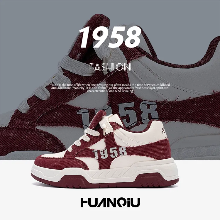 环球隐形内增高板鞋2025秋季新款百搭复古潮流男鞋低帮厚底面包鞋