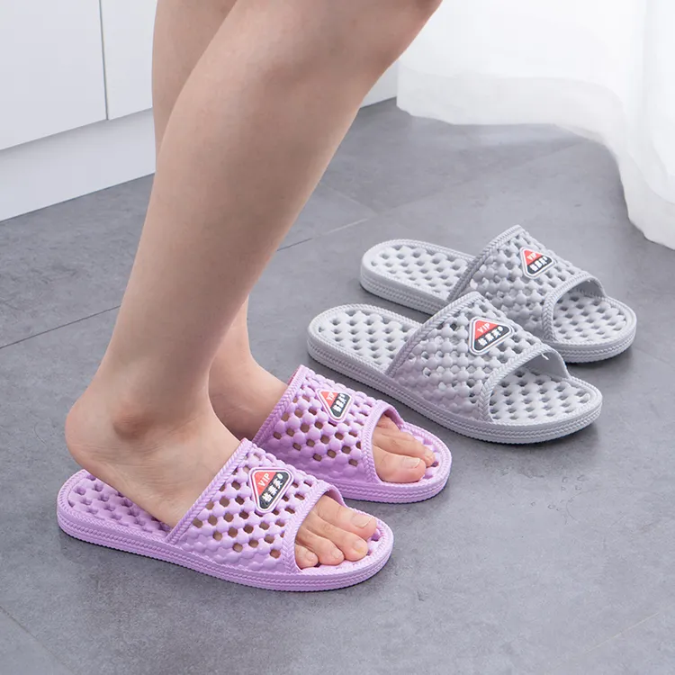 夏季外穿防滑透气镂空一字拖时尚休闲软底按摩夏天厚底耐磨男士
