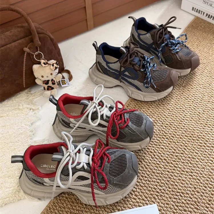 【OnePear】西雅图街头 | 只做高品质秋网面透气女鞋韩版时尚休闲鞋