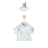 晶晶家【现发】蓝桉女童秋装打底衫花边小立领儿童T恤宝宝上衣IS752