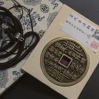 典藏款赣炉方孔当代古法翻砂铜工艺品