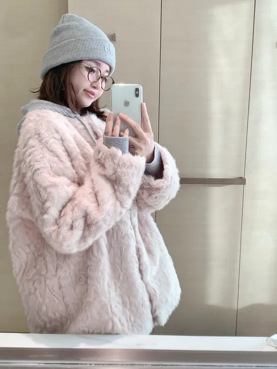 【粉嫩小湖羊】糯叽叽羊羔毛环保加厚毛毛温柔风韩版外套女冬