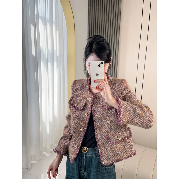 【落日余晖+90白鹅绒】MSSY美舒尚衣、上衣小香风气质羽绒服90023