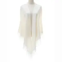 3388华夫格镂空百搭披肩新款针织外搭中式气质高贵日常可穿