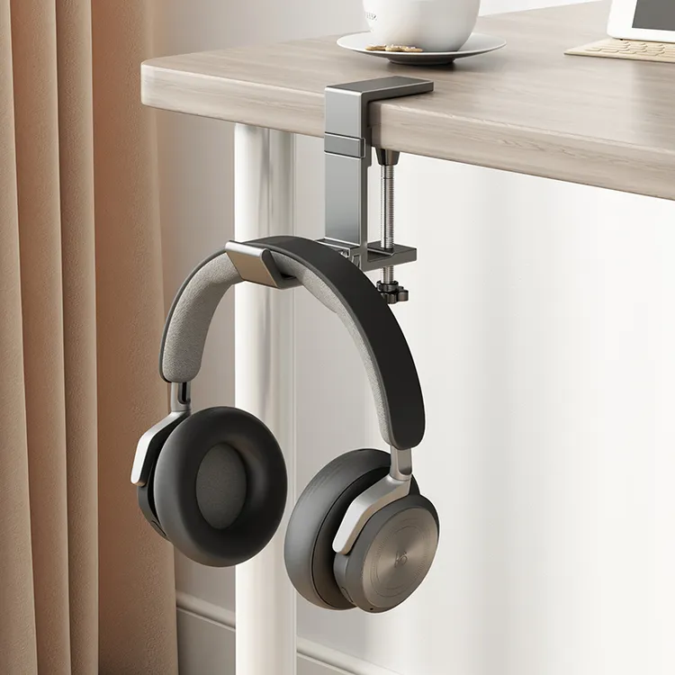 优勤头戴式耳机夹电脑桌面挂架电竞蓝牙耳麦收纳支架托免打孔挂钩