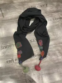 秋冬新款炒色彩色围巾时尚百搭