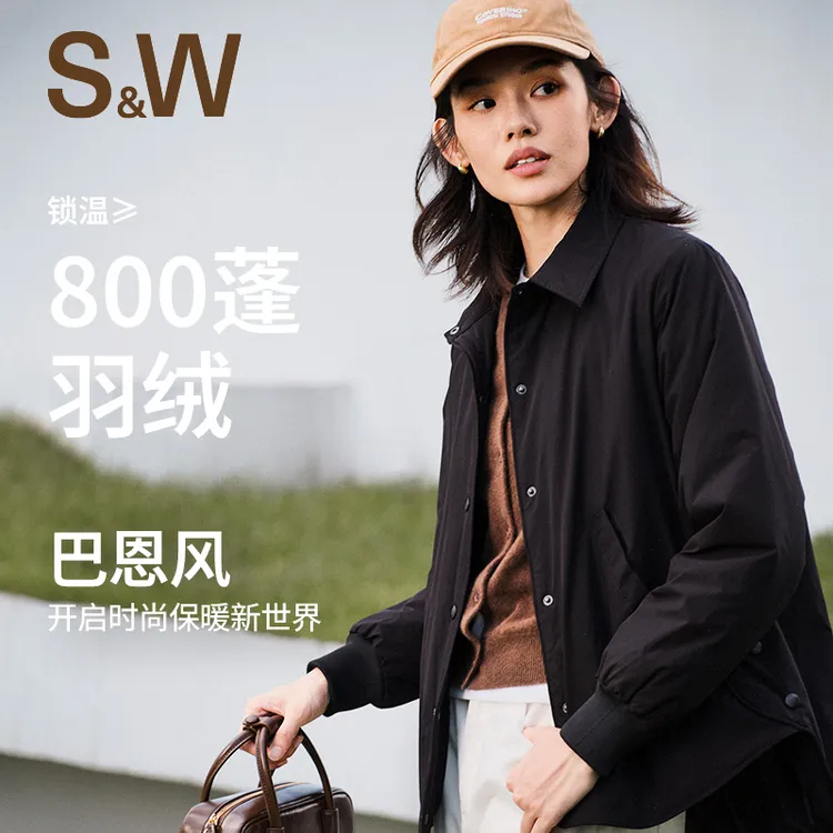 SW速惟巴恩风宽松型百搭休闲日常户外棉服外套1509