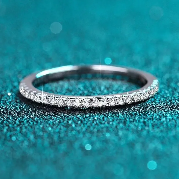  NFYX  直排 V排  蕾丝排戒 时尚气质闭口女戒