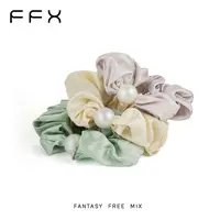 FFX设计师定制款【苏绣画竹】新中式大肠发圈