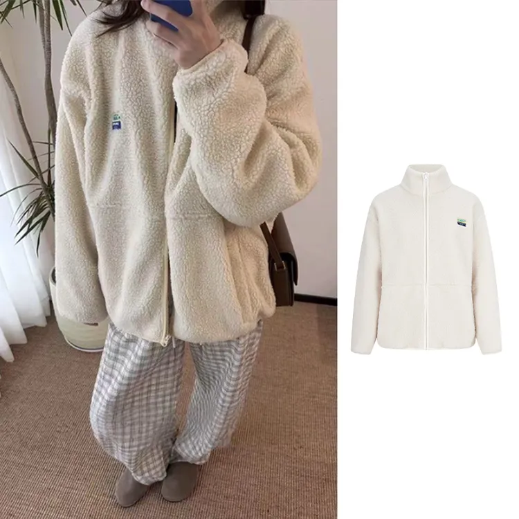 Moses Queen/魔西女王慵懒保暖百搭宽松休闲款上衣开衫外套