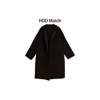 HDD- "高定大衣" 羊毛 秋冬女款韩版宽松简约百搭大衣外套 Y8968