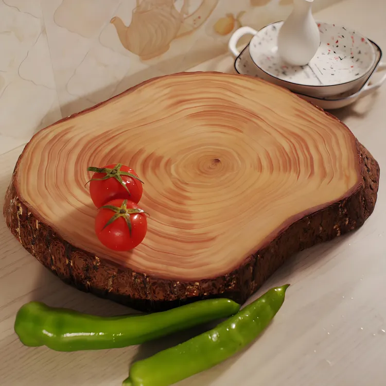 39或40加厚银杏实木菜墩自然圆带皮剁骨剁肉（测量最大直径或围度）