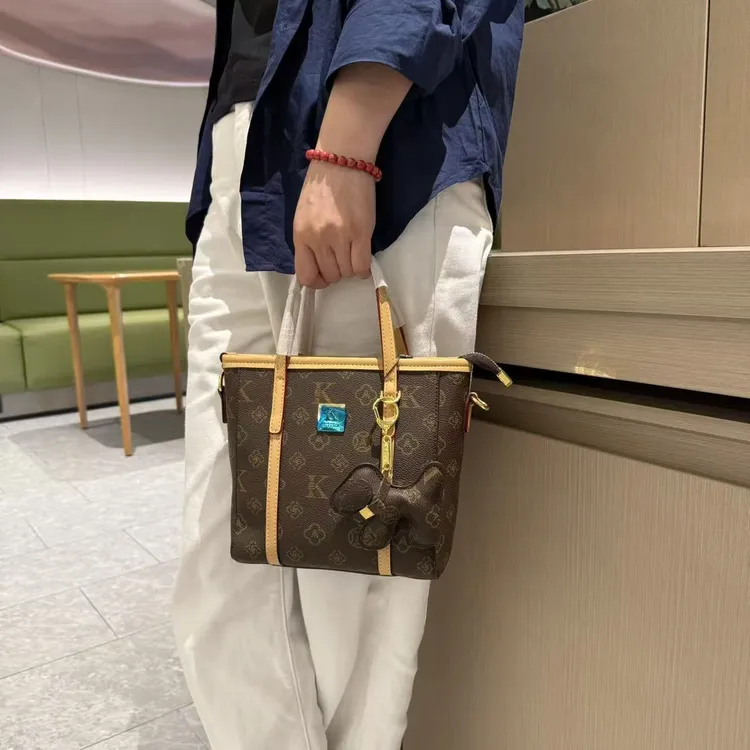 古缇蔻菜篮子斜挎包印花女士手拎包洋气1143号轻奢休闲