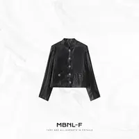 MBNL-F“D.R. 曼斯皮衣” 重工油蜡定制时髦感皮衣 秦磊XM-XPY2569
