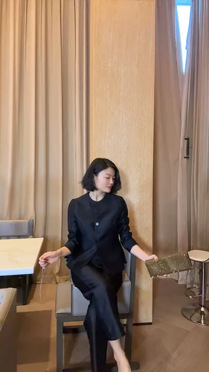 TANTAN  桑蚕丝 羊毛 气质时尚休闲短外套 LL 2272