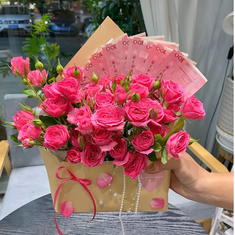 【1帮1】157克加厚牛皮纸硬卡纸造型鲜花包装纸花店包花材料